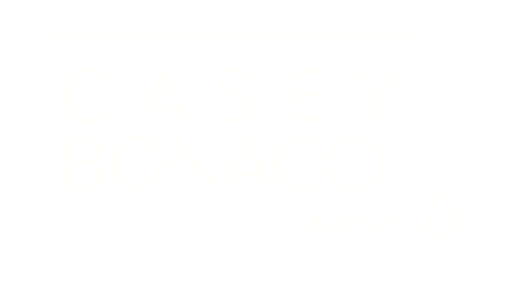 Casey Bonacci Events logo white