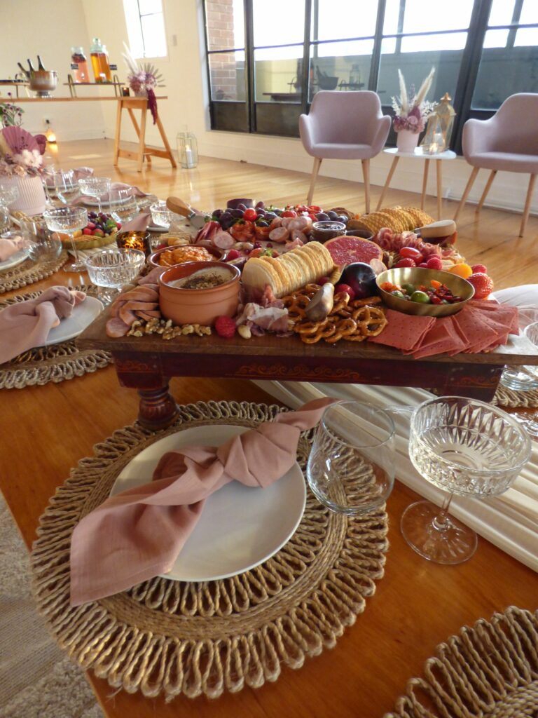 Catering at Hens Party managed by Casey Bonacci Events