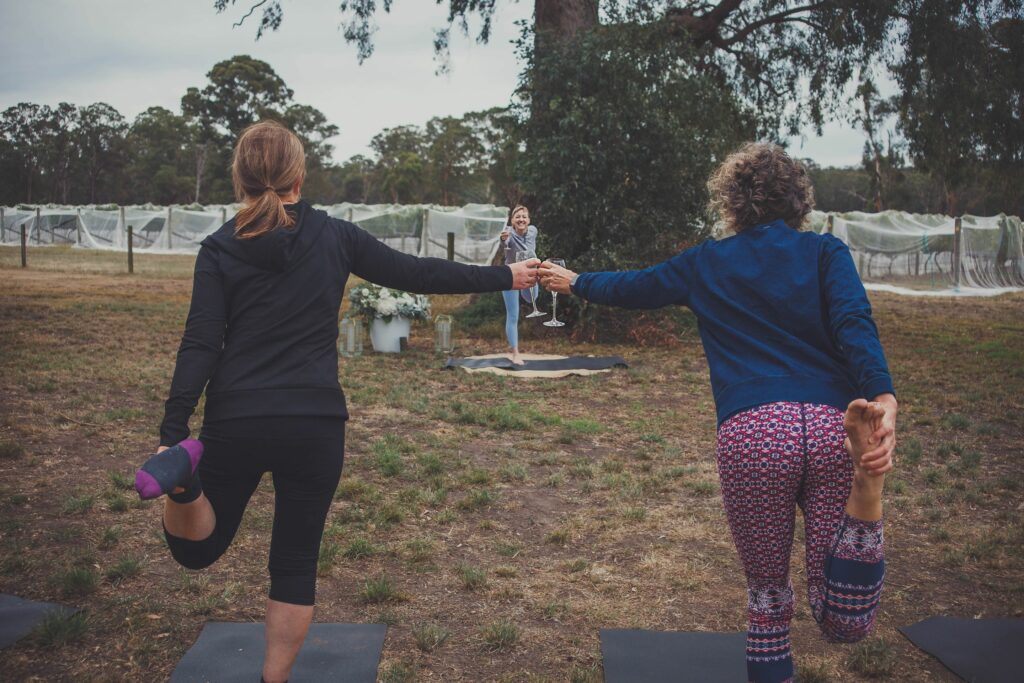 Guests enjoy Pilates class at Posh Pilate Events managed by Casey Bonacci Events